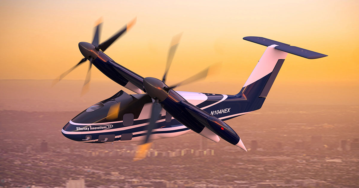 image of Sikorsky hybrid-electric vertical takeoff and landing demonstrator (HEX / VTOL) 