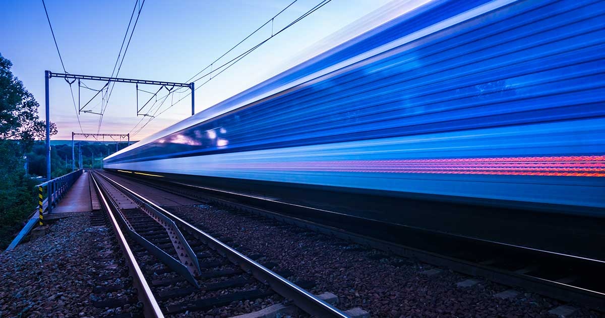 High Speed Rail Graphic