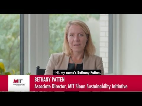 MIT Sloan: Sustainability Certificate